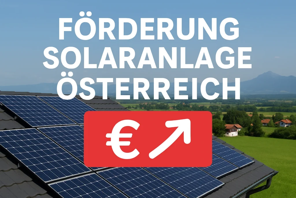 Förderung für Solaranlagen