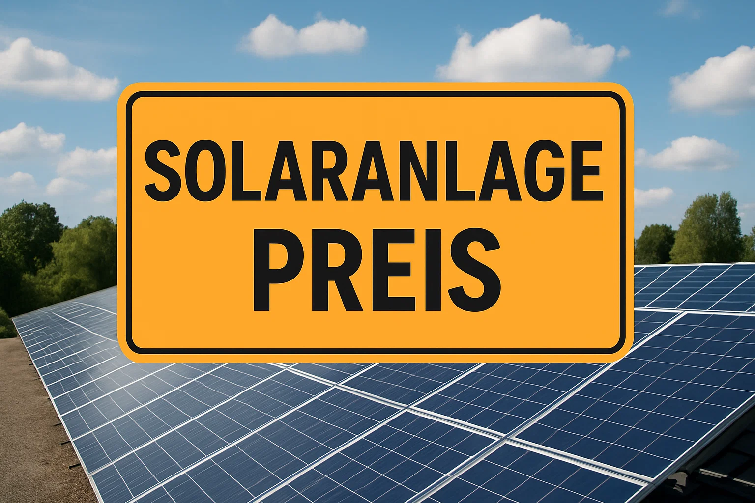 Solaranlage senken