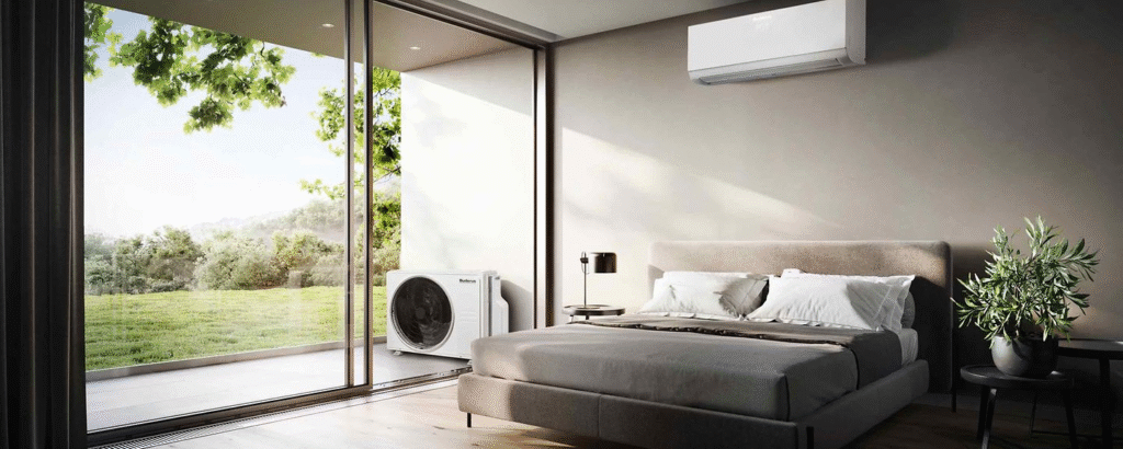 Klimaanlage mit App-Steuerung