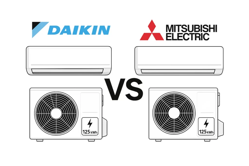 Daikin vs Mitsubishi - Enthüllt die beste Wahl 2025