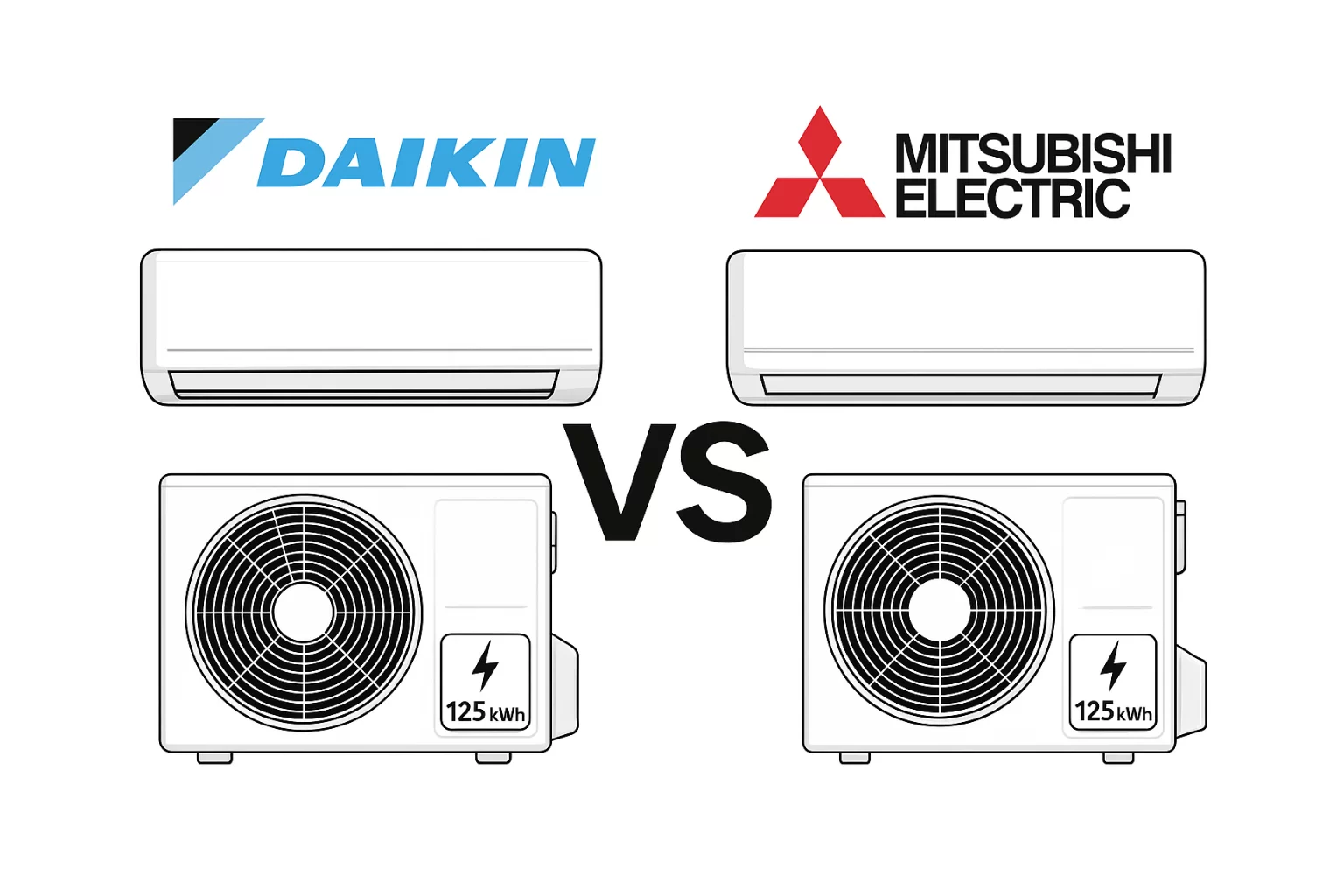 Daikin vs Mitsubishi - Enthüllt die beste Wahl 2025