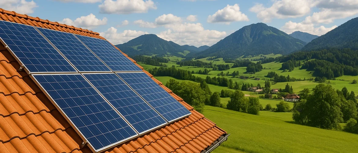 Solarpanel Montage
