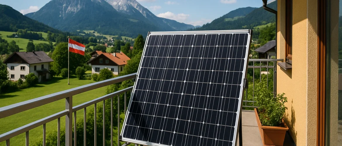 Balkon-Solaranlage