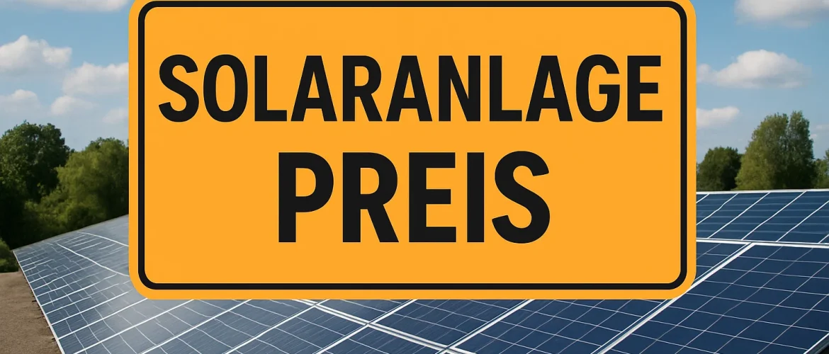 Solaranlage senken